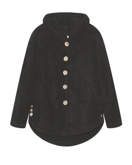Fashion Trend Autumn and Winter Press-pleated Printed Turn-collar Long-sleeved Shirt Two-piece Furry Coat