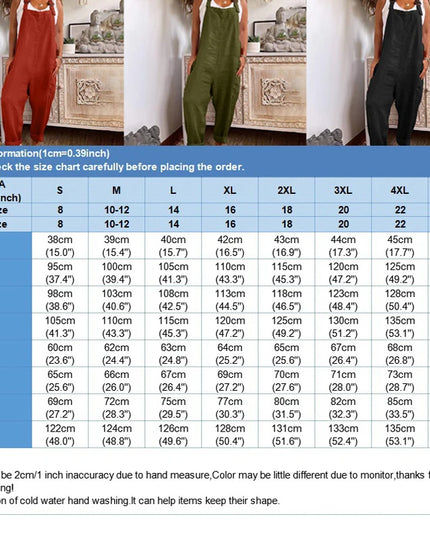 Womens Cotton Linen Jumpsuit Dungarees Loose Playsuit Polyester Preppy Style Pants Pocket  Overalls Trousers