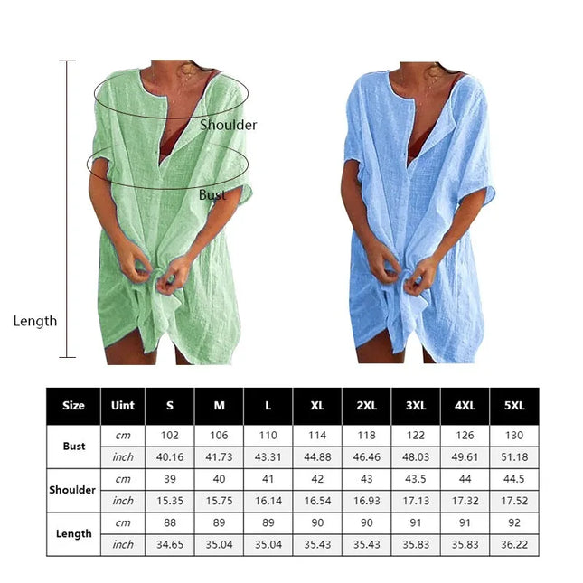 Cotton Women's Vintage Sexy Dress White Oversize Casual Beach Mini Dresses 2023 Summer Maxi Dress Robe De Soirée Orange Vestidos