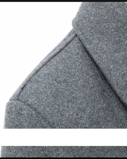 Jackets Business Casual Fleece Liner Woolen Autumn Winter Men Wool Jacket Slim Fit Thick Warm Trench Jackets Mens Brand Outwears