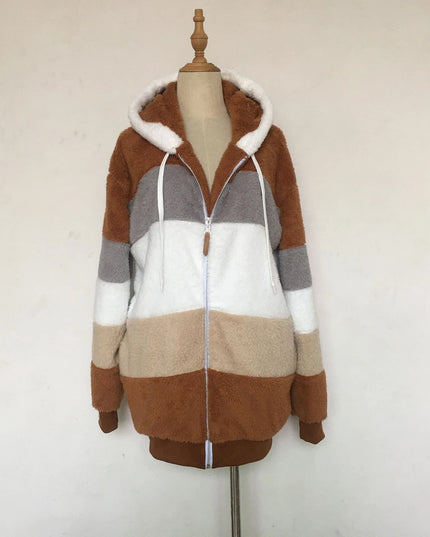 2025 Women's Warm Coats Jackets for Autumn Winter Long Jacket Warm Thick Fleece Faux Fur Coat Plush Teddy Woman Fur Coat Female