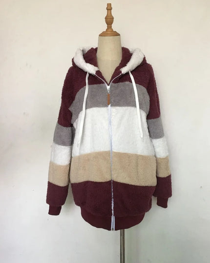 2025 Women's Warm Coats Jackets for Autumn Winter Long Jacket Warm Thick Fleece Faux Fur Coat Plush Teddy Woman Fur Coat Female