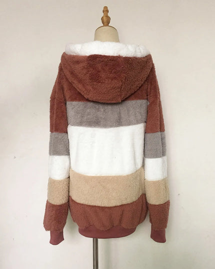 2025 Women's Warm Coats Jackets for Autumn Winter Long Jacket Warm Thick Fleece Faux Fur Coat Plush Teddy Woman Fur Coat Female