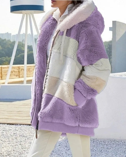 2025 Women's Warm Coats Jackets for Autumn Winter Long Jacket Warm Thick Fleece Faux Fur Coat Plush Teddy Woman Fur Coat Female