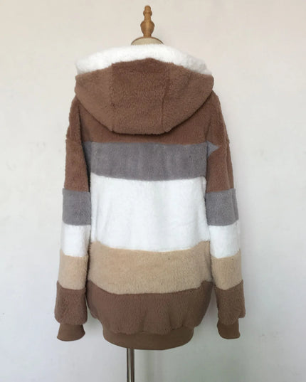 2025 Women's Warm Coats Jackets for Autumn Winter Long Jacket Warm Thick Fleece Faux Fur Coat Plush Teddy Woman Fur Coat Female