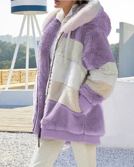 2025 Women's Warm Coats Jackets for Autumn Winter Long Jacket Warm Thick Fleece Faux Fur Coat Plush Teddy Woman Fur Coat Female