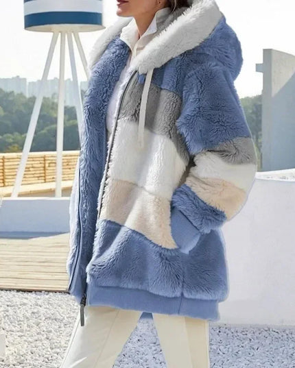 2025 Women's Warm Coats Jackets for Autumn Winter Long Jacket Warm Thick Fleece Faux Fur Coat Plush Teddy Woman Fur Coat Female