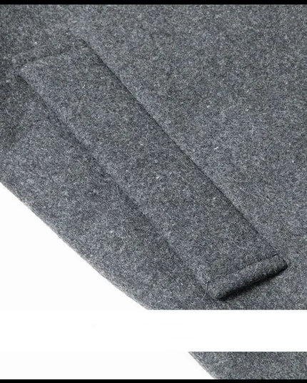 Jackets Business Casual Fleece Liner Woolen Autumn Winter Men Wool Jacket Slim Fit Thick Warm Trench Jackets Mens Brand Outwears
