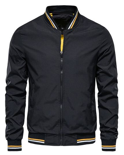 Spring Summer Bomber Jacket Men Black Casual Slim Fit Baseball Mens Jackets New Autumn Fashion High Quality Jackets for Men