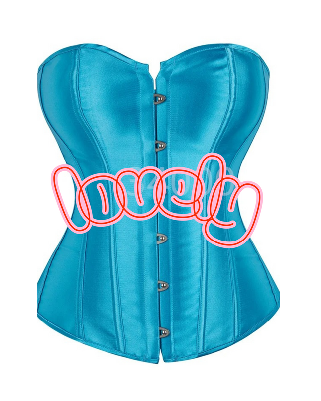 Satin Bustier Corset Top for Women – Vintage Waist Trainer, Strapless Bridal Corset, Plus Size Party Corset, Victorian Style Costume Top in Multiple Colors