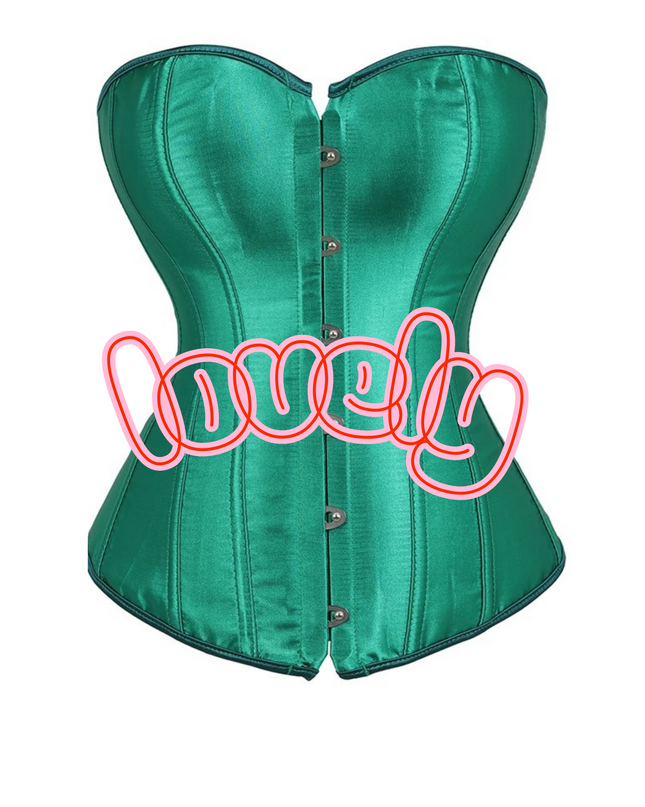 Satin Bustier Corset Top for Women – Vintage Waist Trainer, Strapless Bridal Corset, Plus Size Party Corset, Victorian Style Costume Top in Multiple Colors
