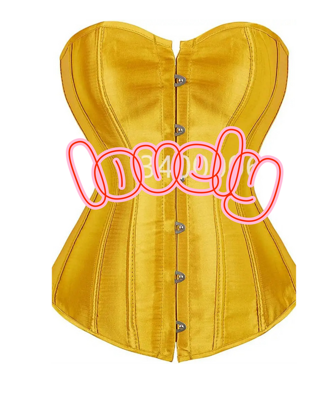 Satin Bustier Corset Top for Women – Vintage Waist Trainer, Strapless Bridal Corset, Plus Size Party Corset, Victorian Style Costume Top in Multiple Colors