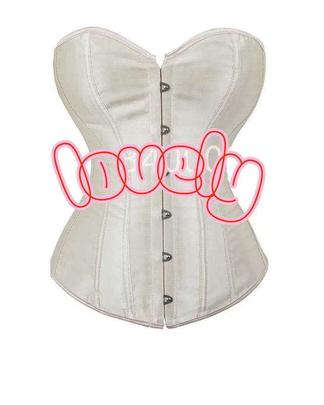 Satin Bustier Corset Top for Women – Vintage Waist Trainer, Strapless Bridal Corset, Plus Size Party Corset, Victorian Style Costume Top in Multiple Colors