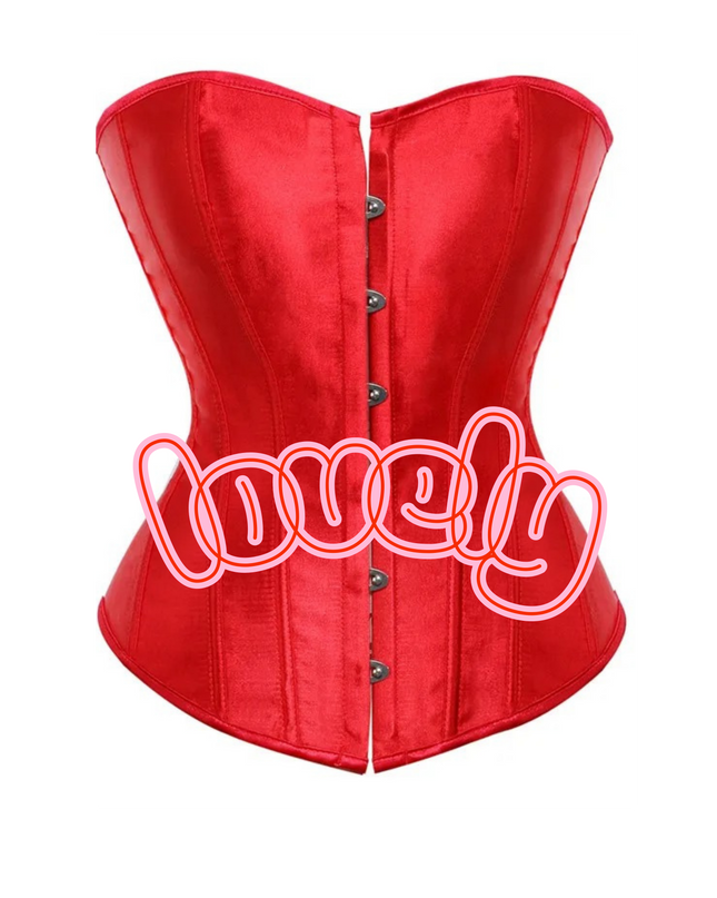 Satin Bustier Corset Top for Women – Vintage Waist Trainer, Strapless Bridal Corset, Plus Size Party Corset, Victorian Style Costume Top in Multiple Colors