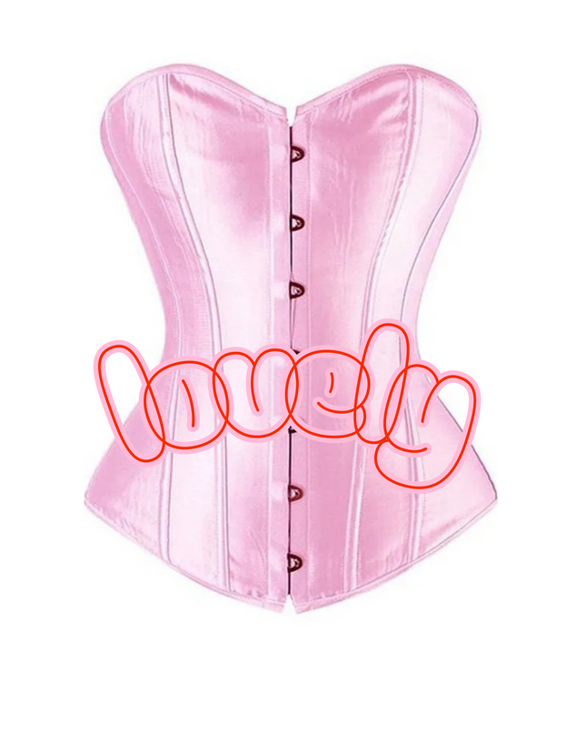 Satin Bustier Corset Top for Women – Vintage Waist Trainer, Strapless Bridal Corset, Plus Size Party Corset, Victorian Style Costume Top in Multiple Colors