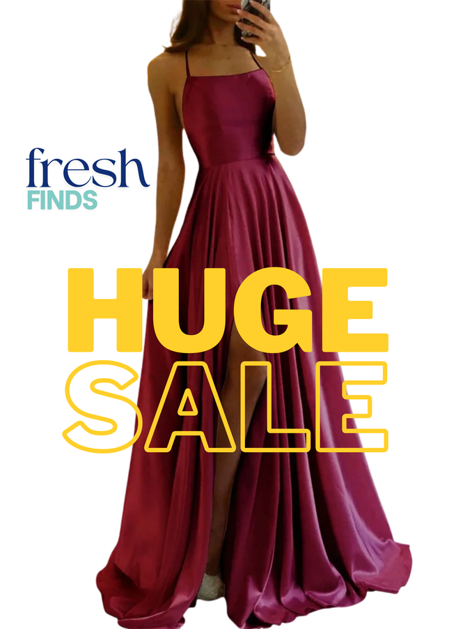 Elegant Burgundy Satin Maxi Dress – Women’s Beach or Evening Gown with Side Slit, Adjustable Straps, Christmas & Prom Outfit, Affordable Bridesmaid Dress