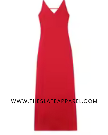 Elegant Yellow Satin V-Neck Maxi Dress for Women – Sleeveless Summer Holiday Party Dress 2025, Loose Fit Sling Robe