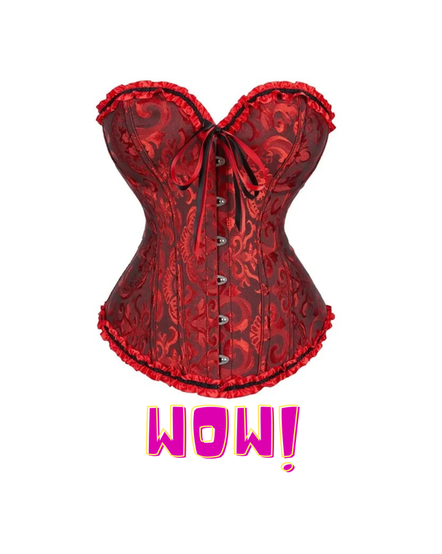 Elegant Lace Overbust Corset Top for Women | Vintage Bustier Shapewear | Waist Cincher Lingerie Costume Top Plus Size