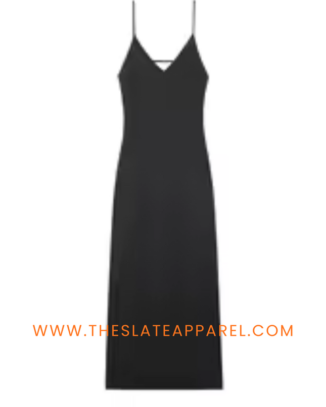 Elegant Yellow Satin V-Neck Maxi Dress for Women – Sleeveless Summer Holiday Party Dress 2025, Loose Fit Sling Robe