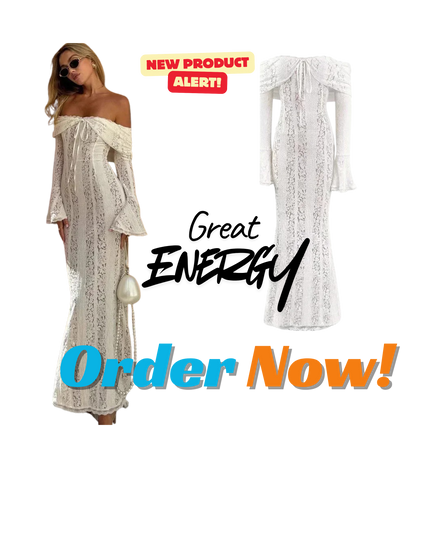 Suninheart Elegant White Lace Off-Shoulder Bodycon Maxi Dress | Long Sleeve Autumn Formal Gown 2025 | Wedding Guest & Evening Party Dress for Women