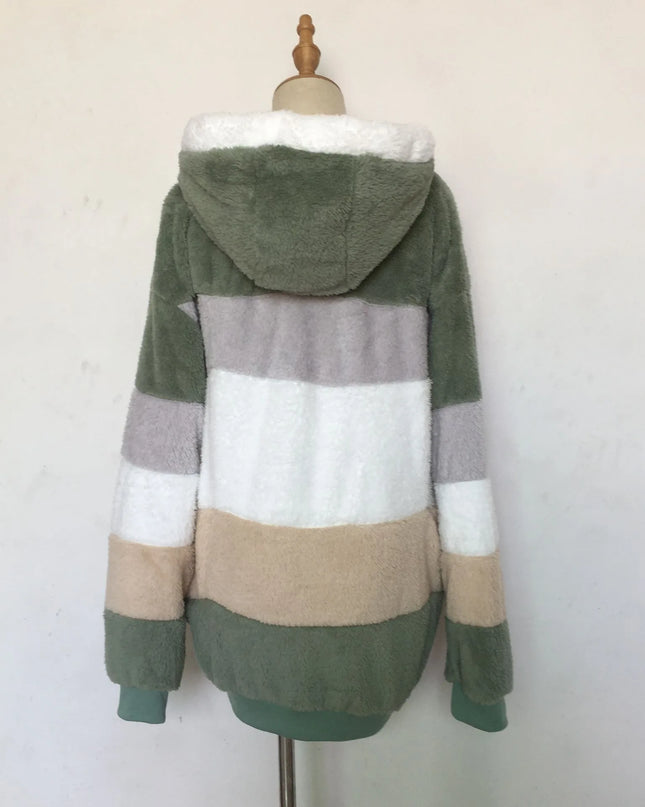 2025 Women's Warm Coats Jackets for Autumn Winter Long Jacket Warm Thick Fleece Faux Fur Coat Plush Teddy Woman Fur Coat Female