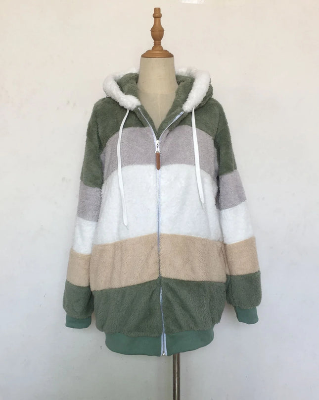 2025 Women's Warm Coats Jackets for Autumn Winter Long Jacket Warm Thick Fleece Faux Fur Coat Plush Teddy Woman Fur Coat Female