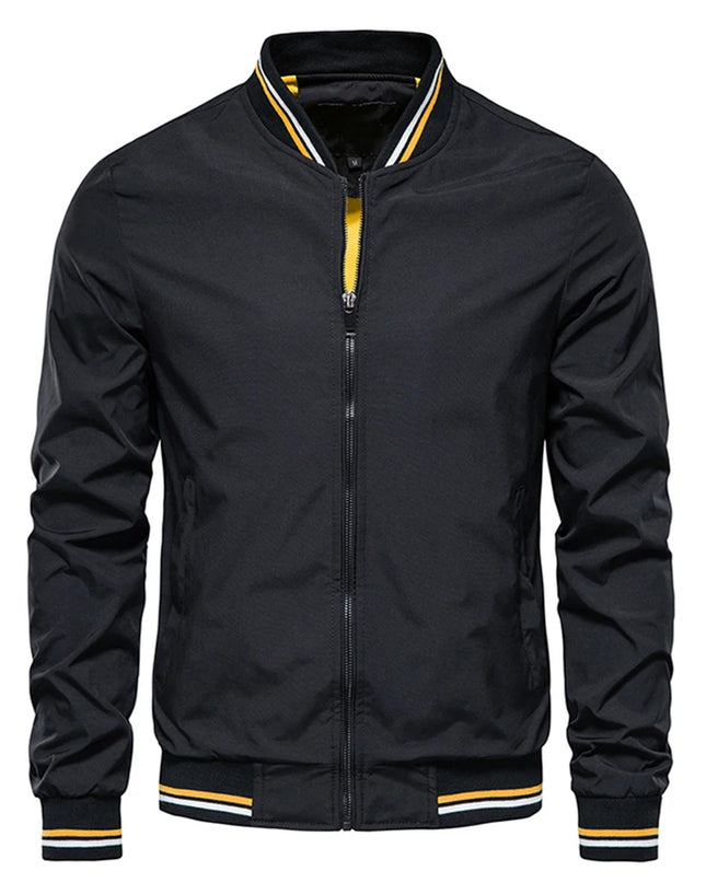 Spring Summer Bomber Jacket Men Black Casual Slim Fit Baseball Mens Jackets New Autumn Fashion High Quality Jackets for Men