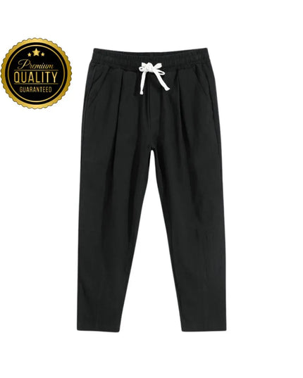 Men’s Cotton Linen Pants: Casual Trousers, Lounge or Pajama Bottoms