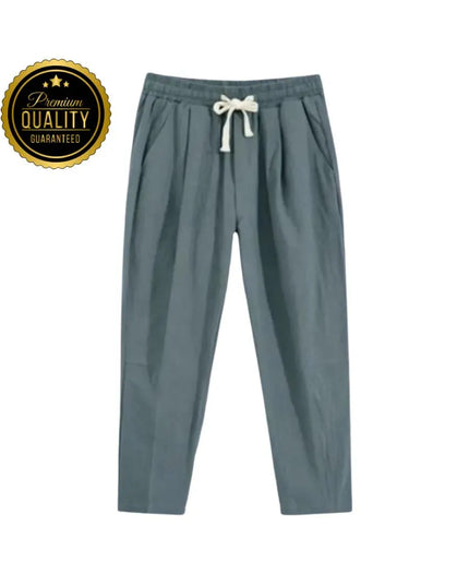 Men’s Cotton Linen Pants: Casual Trousers, Lounge or Pajama Bottoms