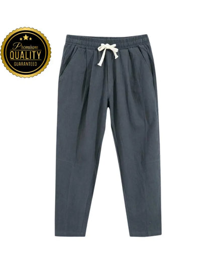 Men’s Cotton Linen Pants: Casual Trousers, Lounge or Pajama Bottoms