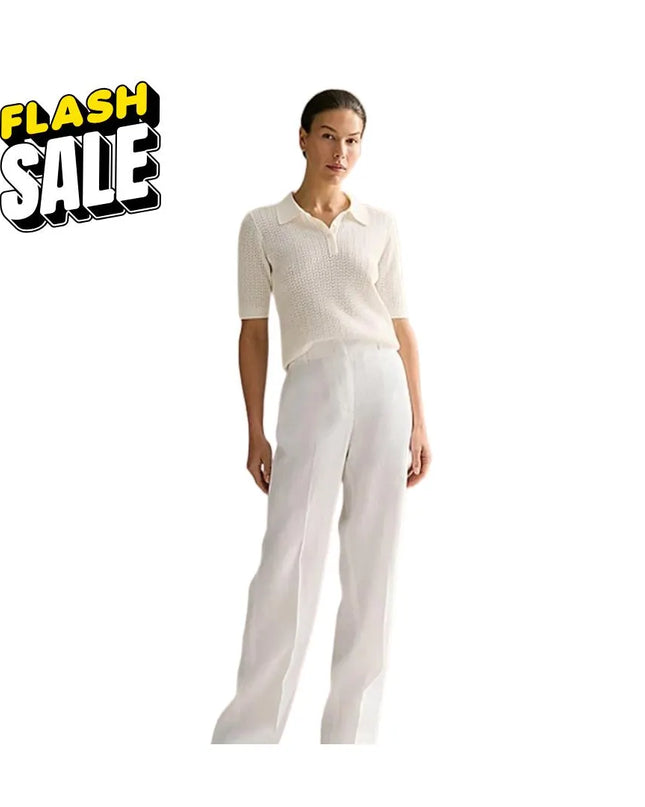 Women’s Summer Knit Top: Cotton Short Sleeve Jumper, Casual Lightweight Fashion