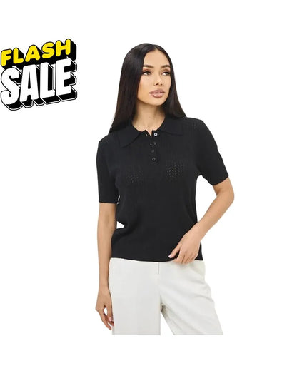 Women’s Summer Knit Top: Cotton Short Sleeve Jumper, Casual Lightweight Fashion