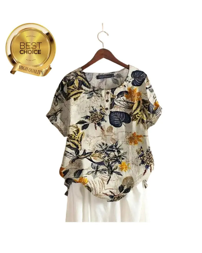 Linen Shirt For Women's  Vintage Shirt Linen Clothing Linen Blouses Long Sleeve Top Plus Size Clothing