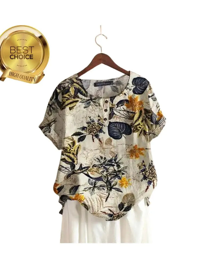 Linen Shirt For Women's  Vintage Shirt Linen Clothing Linen Blouses Long Sleeve Top Plus Size Clothing