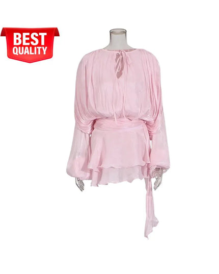 Burgundy Satin Maxi Flared Dress with High Slit Sexy Prom Dresses Backless A-Line Evening Party Gowns For Wedding Party