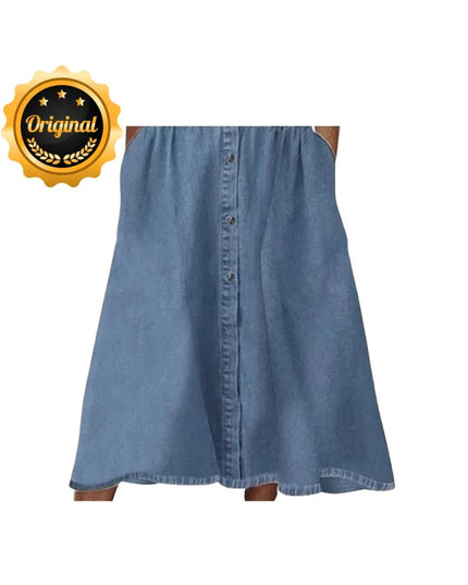 Women's Denim Shirt Dress, Office Denim Dress, Button Up Dress, Short Sleeve Collared Summer Dress, Oversized Beach Outfit