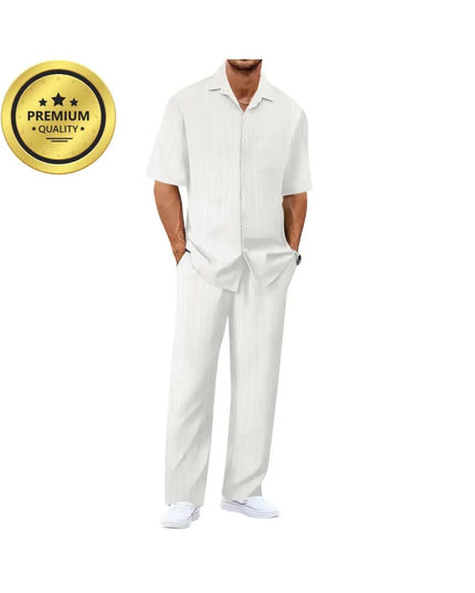 Summer new arrival; Men Fashion; Classic Shirt men; Business Casual Shirts; Men Clothes Gift for Him; Chris Brown, Linen Cotton Summer Pants