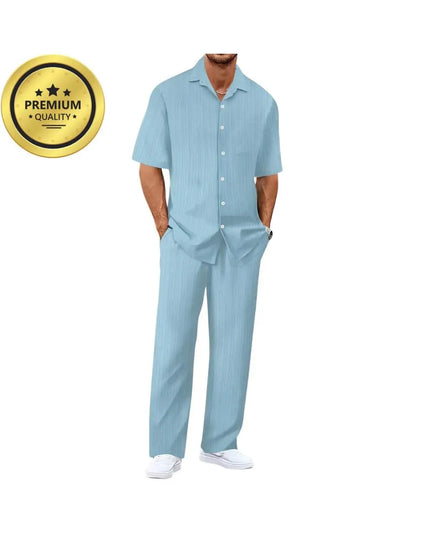 Summer new arrival; Men Fashion; Classic Shirt men; Business Casual Shirts; Men Clothes Gift for Him; Chris Brown, Linen Cotton Summer Pants