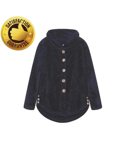 Winter Jacket, Warm Down Outerwear, Women's Autumn Winter Long Jacket, Warm Plush Overcoat, Winter Vintage Mid Length Coat