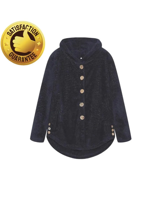 Winter Jacket, Warm Down Outerwear, Women's Autumn Winter Long Jacket, Warm Plush Overcoat, Winter Vintage Mid Length Coat