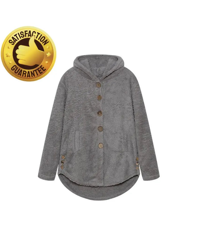 Winter Jacket, Warm Down Outerwear, Women's Autumn Winter Long Jacket, Warm Plush Overcoat, Winter Vintage Mid Length Coat