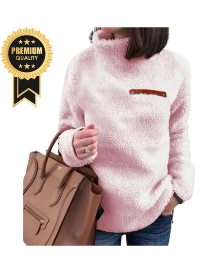 Organic Cotton Sweater, Soft Wool Sweater for Women, Oversize Sweater Cable Knit Pullover, Turtleneck Sweater, Gift For Her