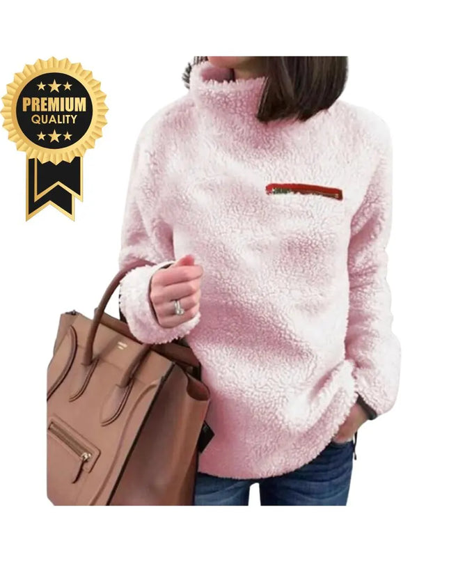 Organic Cotton Sweater, Soft Wool Sweater for Women, Oversize Sweater Cable Knit Pullover, Turtleneck Sweater, Gift For Her