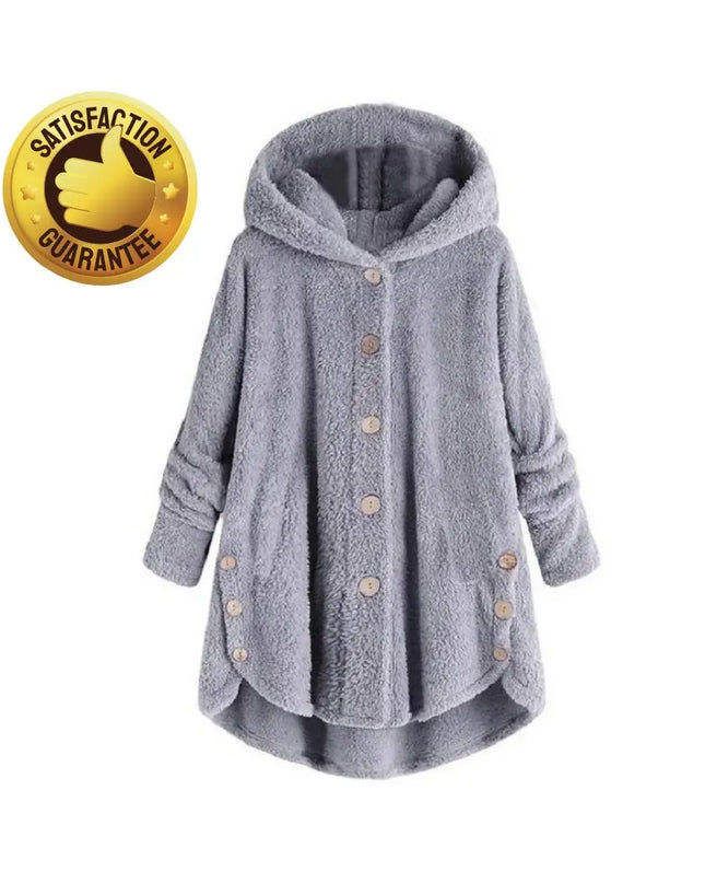 Winter Jacket, Warm Down Outerwear, Women's Autumn Winter Long Jacket, Warm Plush Overcoat, Winter Vintage Mid Length Coat