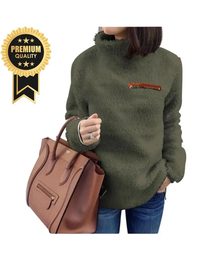 Organic Cotton Sweater, Soft Wool Sweater for Women, Oversize Sweater Cable Knit Pullover, Turtleneck Sweater, Gift For Her