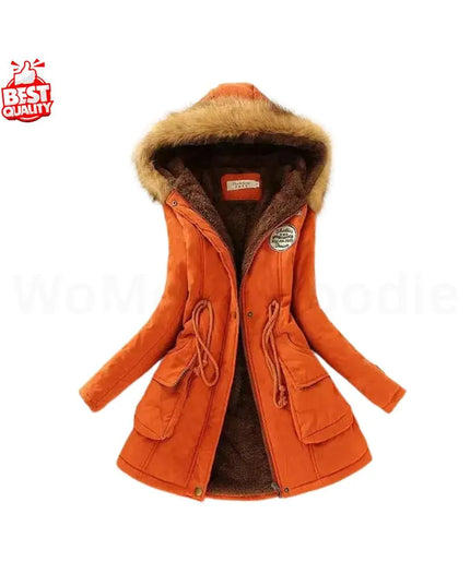 Women’s Cotton Padded Jacket | Autumn Winter Slim Fit | Warm Casual Embroidered Outerwear | Fashionable Thick Short Jacket | Gift for her