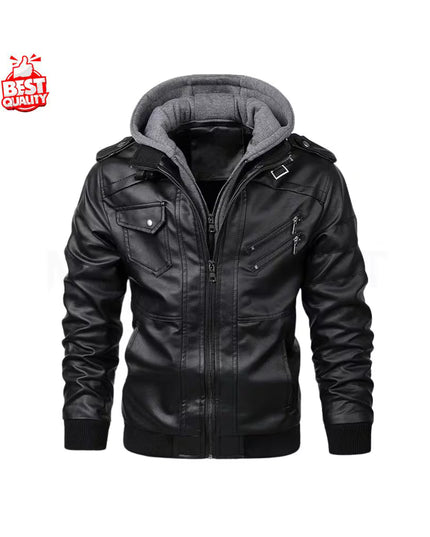 New Men's Leather Jackets Autumn Casual Motorcycle PU Jacket Biker Leather Coats Brand Clothing EU Size