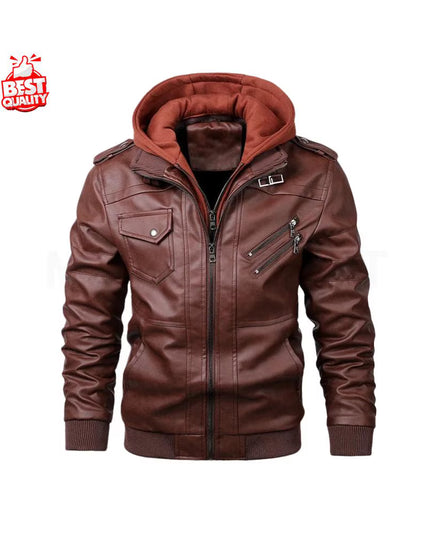 New Men's Leather Jackets Autumn Casual Motorcycle PU Jacket Biker Leather Coats Brand Clothing EU Size