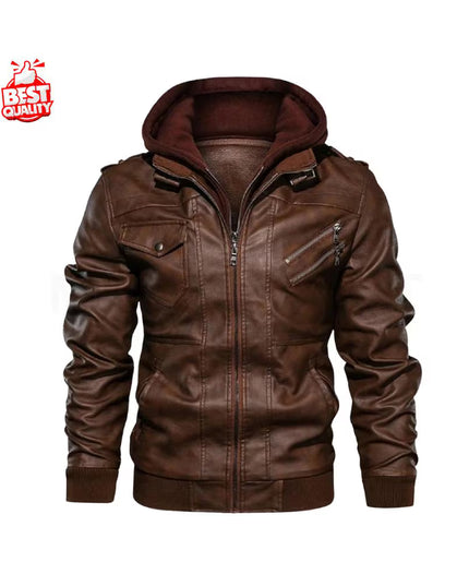 New Men's Leather Jackets Autumn Casual Motorcycle PU Jacket Biker Leather Coats Brand Clothing EU Size