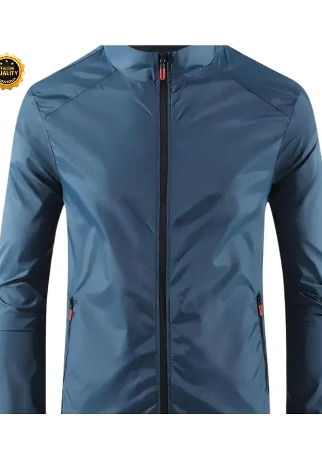 Men Women Unisex Stand Collar Sun Protection Shirt Summer Outdoor UV Proof Jacket Couple Lightweight Air Conditioning Coat